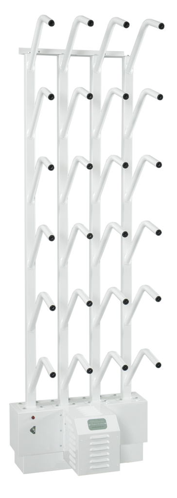 Wall mounted boot dryer outlet