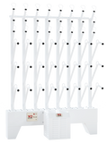 12-Pair Commercial Wall Mount Boot & Glove Dryer - W12/12 (Dries 24 Boots & 24 Gloves)