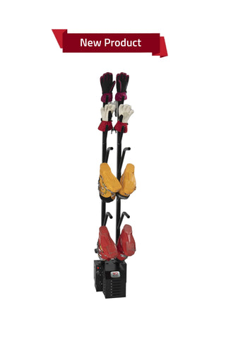 W4/4 I Wall mounted 4 Pr Boot & 4 Pr Glove Dryer (8 Boots & 8 Gloves TOTAL)