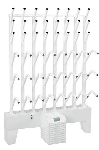 12-Pair Commercial Wall Mount Boot & Glove Dryer - W12/12 (Dries 24 Boots & 24 Gloves)